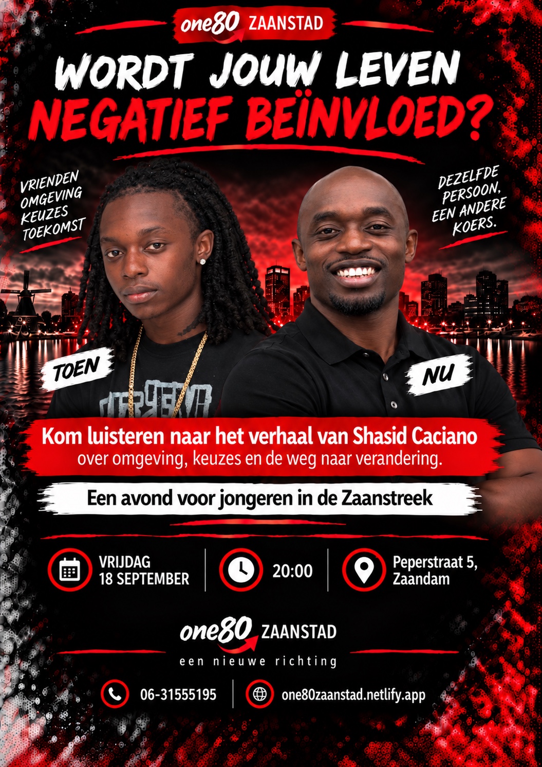 Flyer Uit de Grip one80 Zaanstad
